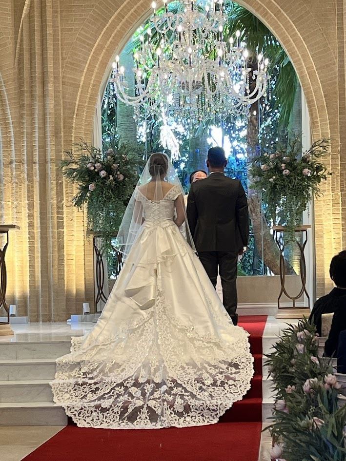 卒業会員様の結婚式と披露宴にご招待いただきました